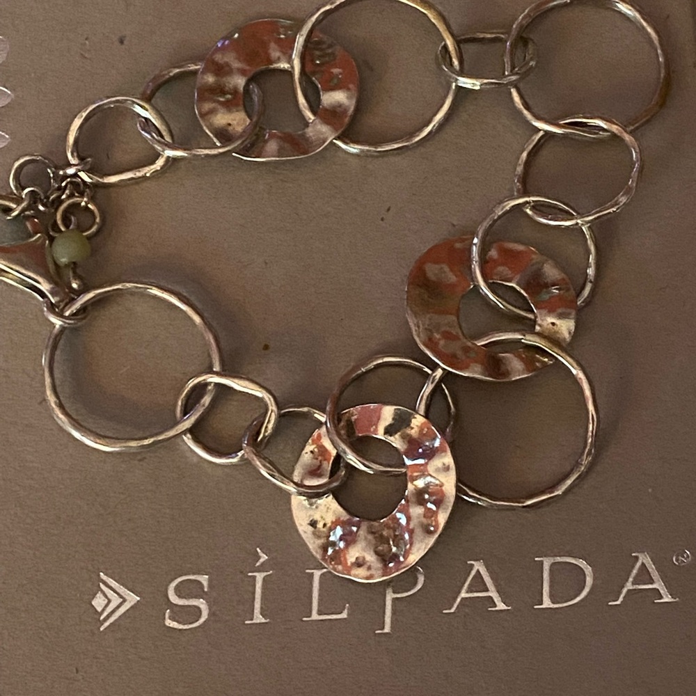 SILPADA -RETIRED PAPER CHAIN BRACELET - Picture 3 of 4